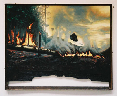 Alter Amazonas Tafelbilder, gebrannt